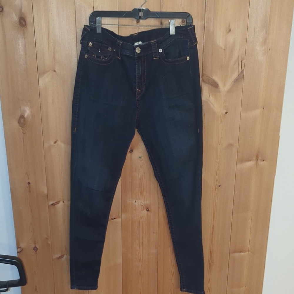 True Religion Blue Skinny Jeans with Classic Fit
